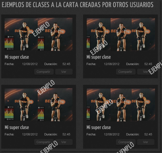 Ejemplo del constructor de clases a la carta