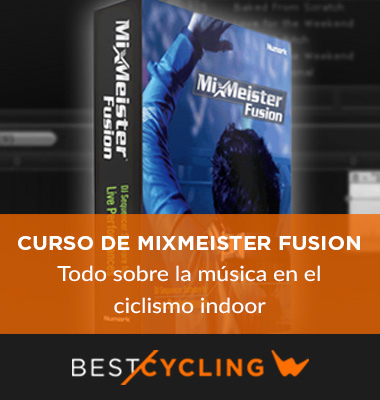 Curso de Mixmeister Fusion. Diseño musical de sesiones para ciclismo indoor. 